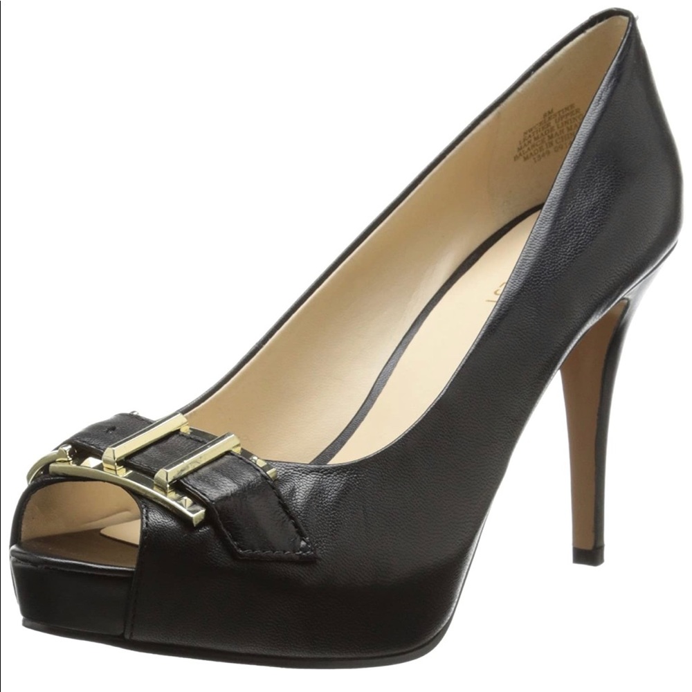 Nine West Celestine Peep-toe Pump Black